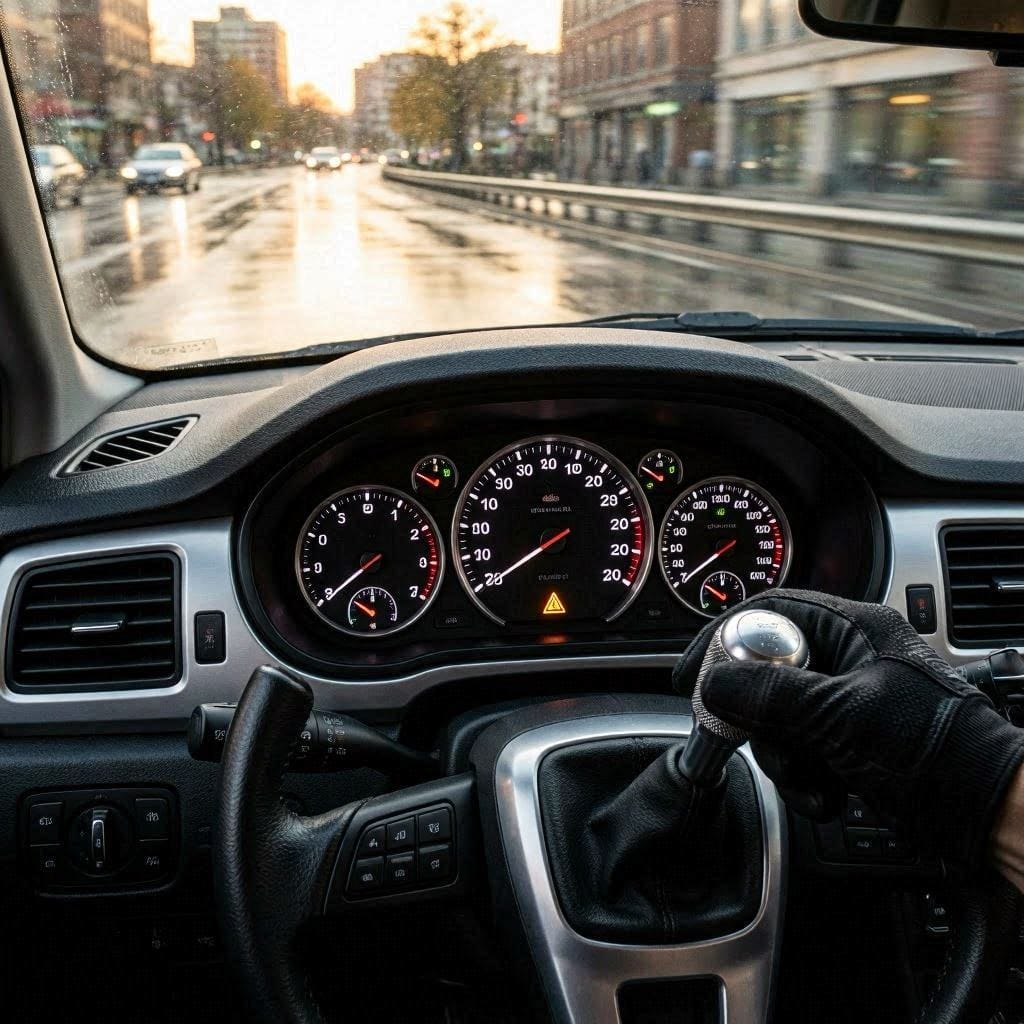 Tachometer showing high RPM during clutch slipping while driving
