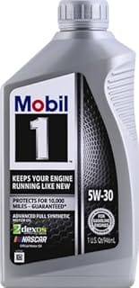 Mobil 1 QT 5W30 Syn Oil, Package of 6