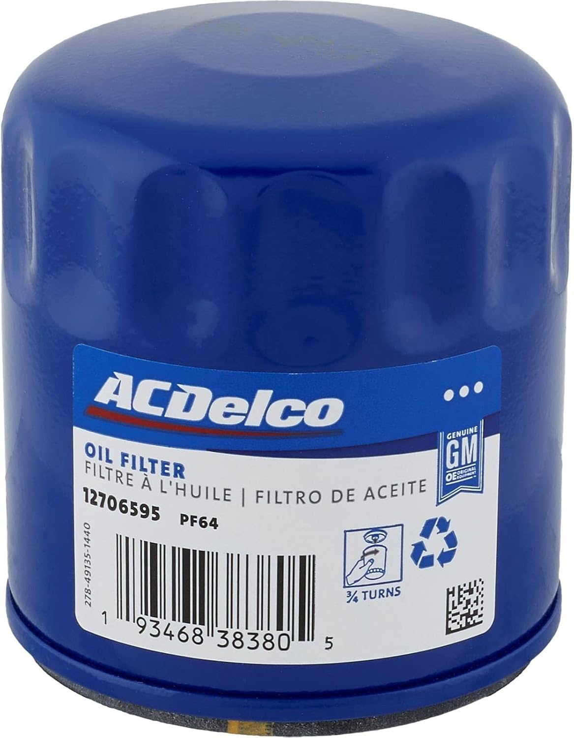 ACDelco PF64 OEM oil filter for Chevrolet Malibu 1.5T