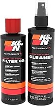 K&N 99-5050 air filter cleaning and recharge kit with cleaner spray and red oil bottle