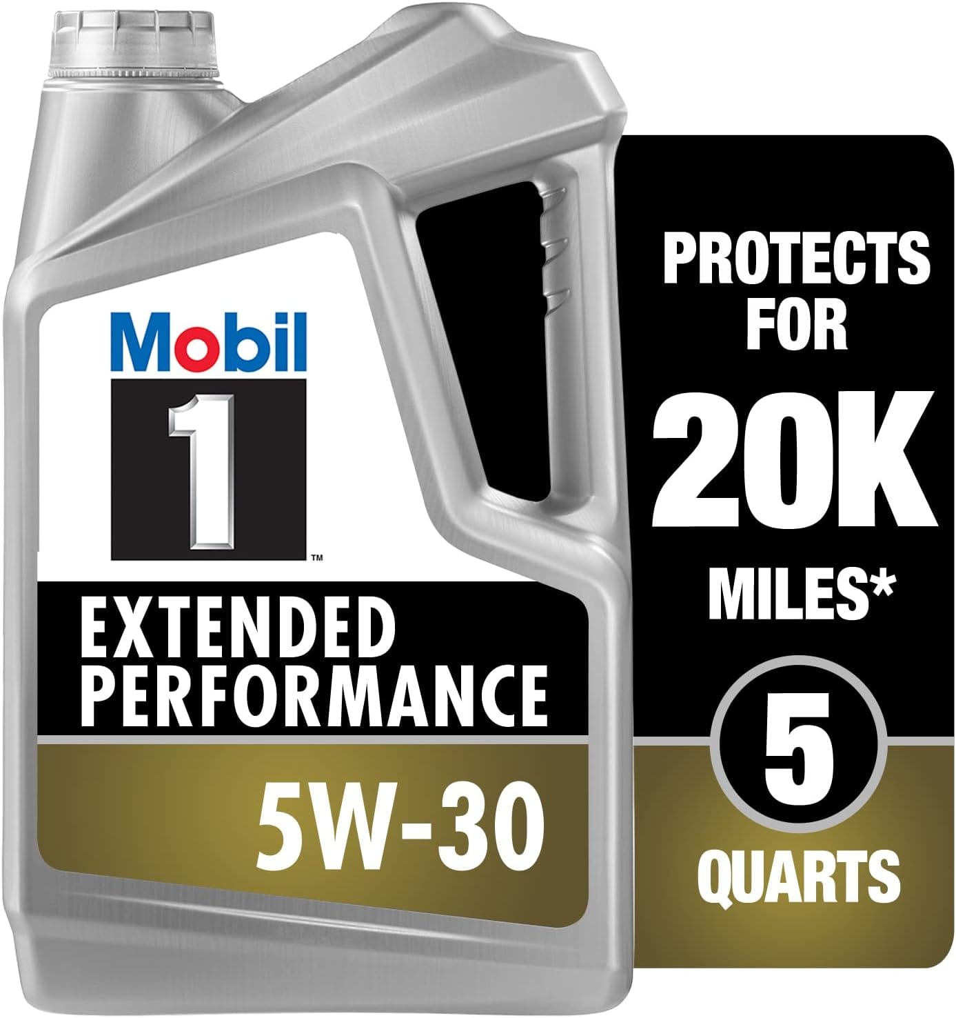 Mobil 1 Extended Performance 5W-30 full synthetic motor oil 5 quart