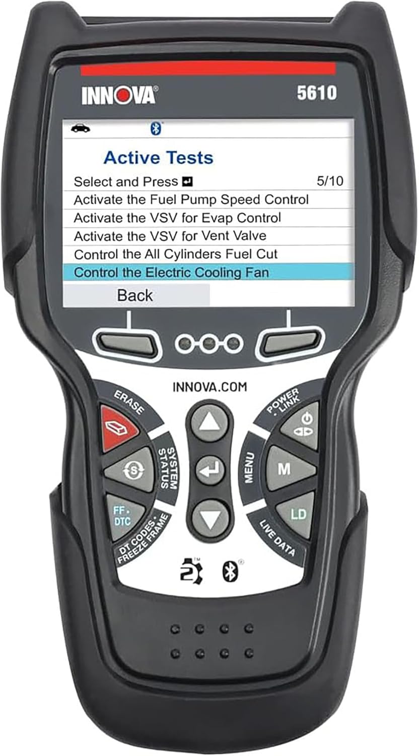 Innova 3160g OBD2 scanner with live data stream and ABS diagnostics for DIY misfire diagnosis