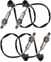15717 O2 Oxygen Sensor Downstream Upstream Compatible with 1990-2014 Ford F150 F250 F350 Ranger Escape Explorer Lincoln Mazda Mercury Replaces 15716 15718 Set of 4