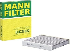 Original MANN-FILTER Interior Filter CUK 22 032 – Pollen filter with active charcoal – For passenger cars