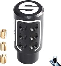 Gear Shift Knob | Aluminum Alloy Matte Universal Car Shifter With M8 M10 | Adapter | Manual Automatic Transmission Repla