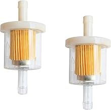 Pack of 2 petrol filters, fuel filter, fuel filter, diesel filter, petrol filter, 6 mm 8 mm, universal for lawnmowers, m