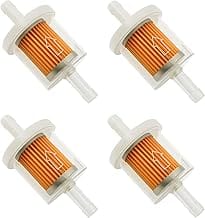 Pack of 4 Fuel Filter Petrol, Petrol Filter 8 mm, Diesel Filter Car, Fuel Tap 8 mm, Diesel Filter, Fuel Filter Moped, fo
