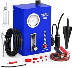 T105 Car Fog Machine, Smoke Machine, Leak Detector, EVAP Smoke Passage Detector with Built-in Air Pump, Pressure Sensor 