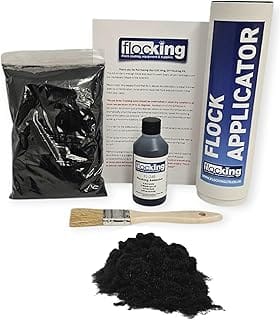 Small Flocking Kit - Flock Powder - Nylon Flock - (Black)