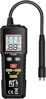 Brake Fluid Moisture, Tester Portable Automotive, Brake Fluid Tester | Indoor Backlit Oil, Moisture Water Detection, Hyd