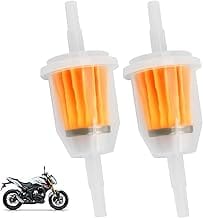 Pack of 2 Fuel Filter 6 mm / 8 mm Petrol Filter for Lawn Mowers Moped Motorcycle Petrol Engines Machines for Filtering,