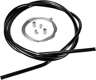 Universal Clutch Cable 2 mm Diameter 2 m with Sheath and Connection Repair Kit for Motorcycles, Motocross, Moped and Sma