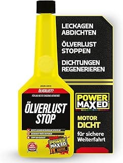 Power Maxed Oil Loss Stop 325ml - Engine Oil Leak Stop Additive for Petrol & Diesel Engines - Stops Leaks, Protects Seal