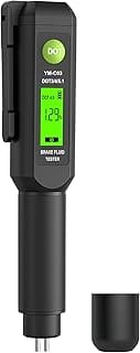 AUTOUTLET Brake Fluid Tester Pen, Universal Brake Fluid Test Strips with LCD Display, Acoustic Alarm for DOT3 DOT4 DOT-5
