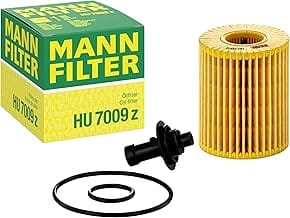 Original MANN-FILTER Oil Filter HU 7009 z – Oil Filter Set with Gasket / Gasket Set – For Passenger Cars | For passenger