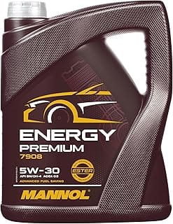 Mannol Energy Premium 5W-30 API SN/CF Engine Oil, 5 Litres | Synthetic engine oil, API SP, ACEA C2/C3, ILSAC GF-6A, also