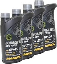 Mannol 0W-20 O.E.M. Longlife 508/509 Engine Oil 4 x 1 Litre