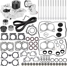 TCKWP304A Motor-Zahnriemensatz mit Wasserpumpe und Kopfdichtungssatz mit Schraube, kompatibel mit Subaru Outback 2,5 l 0