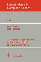[(A Collection of Test Problems for Constrained Global Optimization Algorithms)] [By (author) C.A. Floudas ] published o