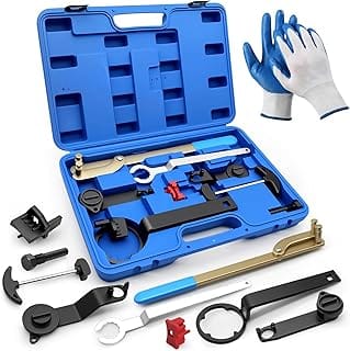 9-Piece Timing Belt Tool, Motor Adjustment Tool Set, for VAG EA211, 1.0, 1.2, 1.4 FSI TSI TFSI Engines, Compatible with 
