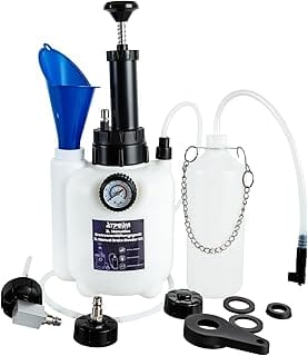 Atpeam Brake Bleeder 3 L, Brake Fluid Changer | mit E20 Adapter Ø45 mm, Manometer zur Druckkontrolle mit Entlüftungsvent